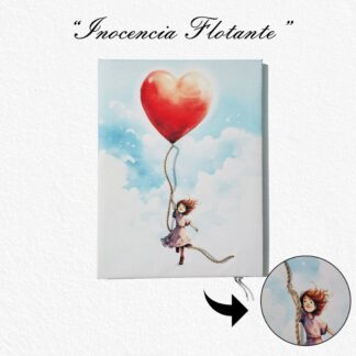 CUADRO EN LIENZO CON RELIEVE 3D
